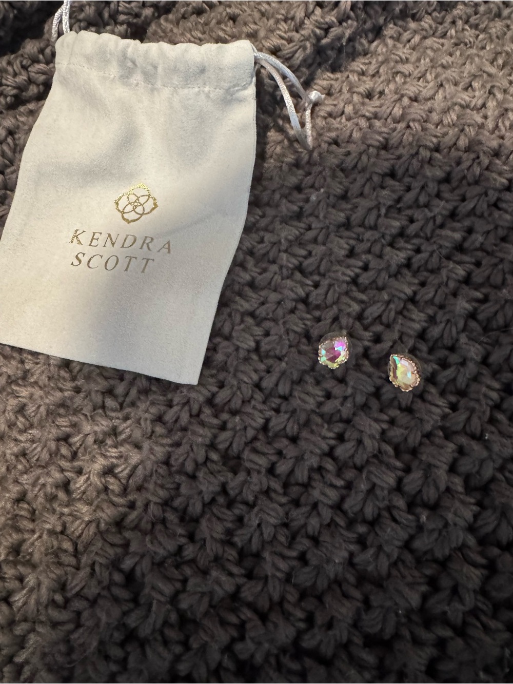 Kendra Scott Iridescent Earrings - Rose Gold
